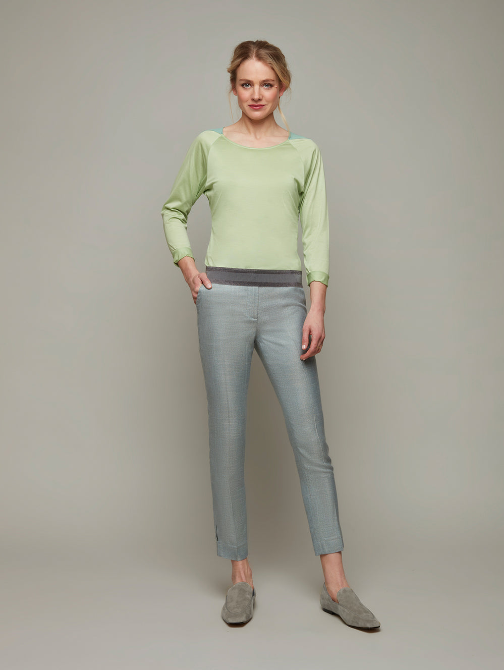 BLUEGRASS | Bat-Wing Cotton Top