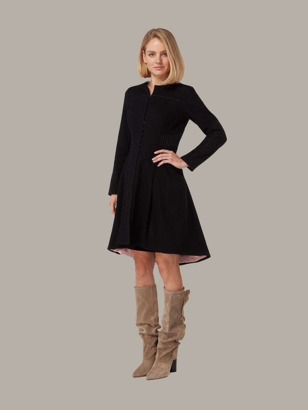 Tailored dress coat sales