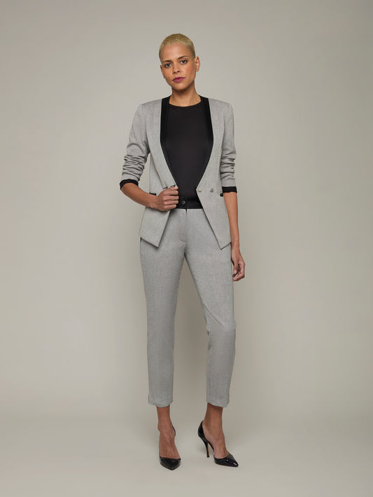 OBELISK | Tapered Cropped Trousers