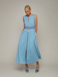 WILLOW | Cotton-Linen Maxi Dress