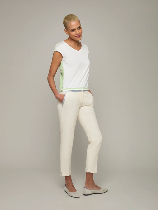 OBELISK | Tapered Cropped Trousers