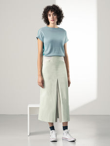 CANTLE | Eco-Denim Midi Skirt