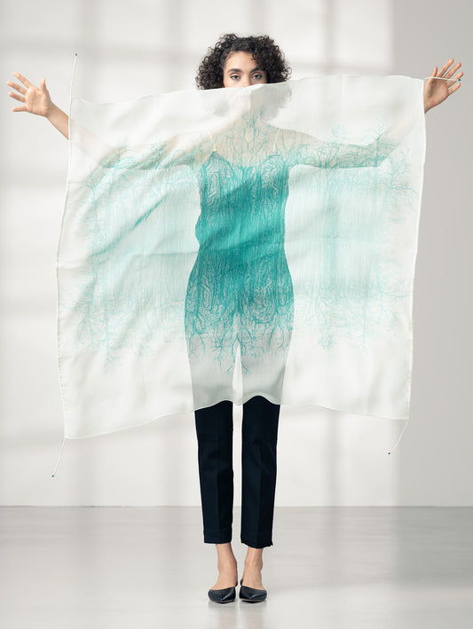 HINTERLAND | Rewilding Silk Shawl