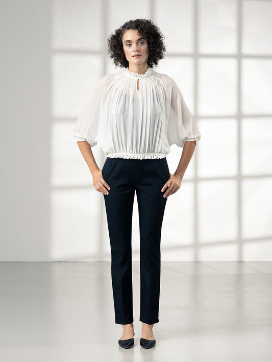ARBORETUM | Silk Georgette Parachute Blouse