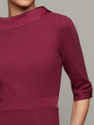 SERAC | Boat-Collar Sheath Dress
