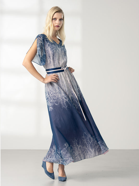 REWILD | Silk Print Maxi Dress