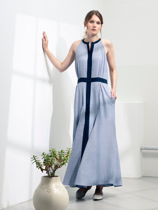 DAFFODIL | Halter-Neck Maxi Dress