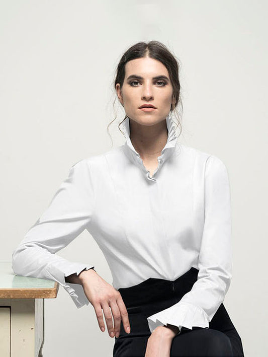 CORINTHIAN | Removable Fan-Collar Shirt