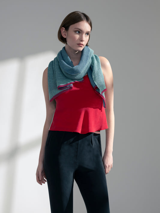 HACIENDA | Cotton-Linen Knit Scarf