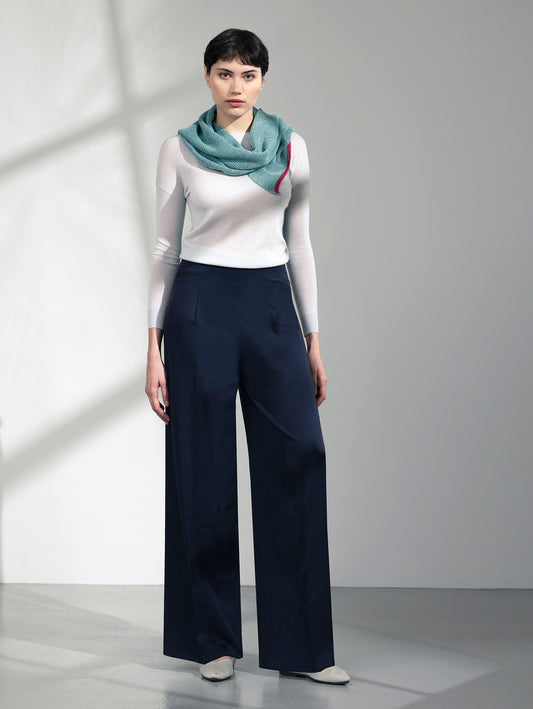 PYRAMID |  Wide Leg Palazzo Suiting Trousers