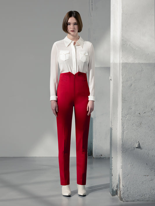 ANTA | High-Waist Tapered Pant