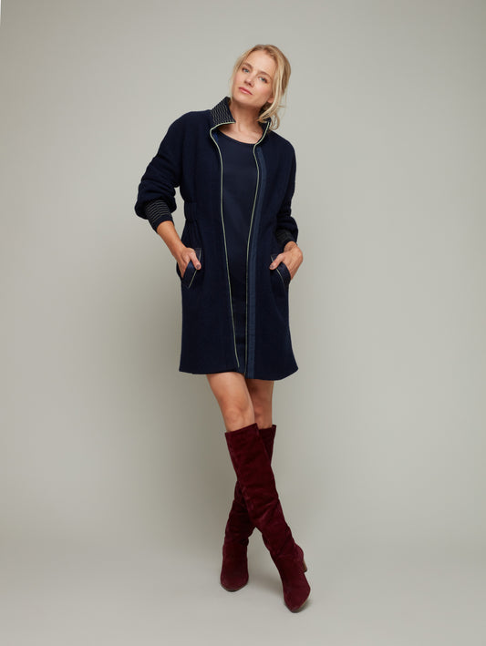 GLACIER | Boiled-Wool Coat