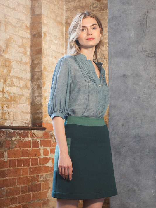 TEMPS | Relaxed Organic Cotton Skirt