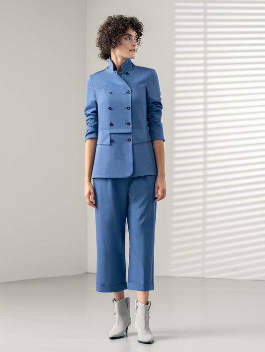 TRANCEPTS | Double-Breast 2-Way Blazer
