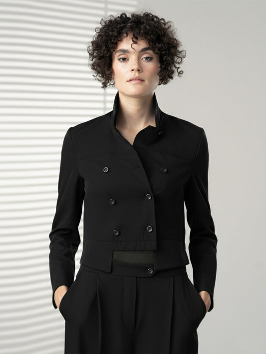 TRANCEPTS | Double-Breast 2-Way Blazer