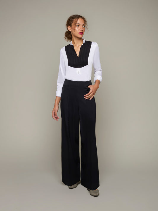 CROSETTE | Organic Cotton Pintuck Shirt