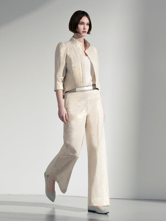 TULIP | Cotton-Metalic 2-Way Pant