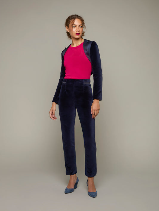 BUD | High-Waist Velvet Trousers