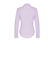 B049 _ DELTA _ Pintuck Cotton Shirt _ Lavender