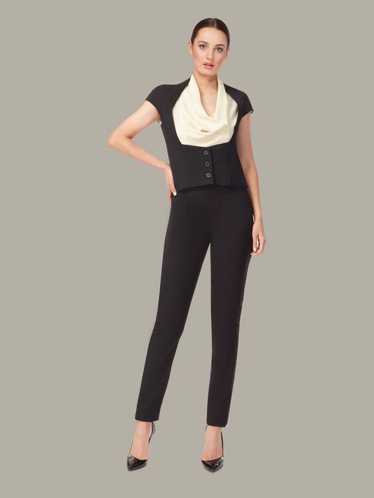 CORINTHIA | Fitted Cap-Sleeve Waistcoat