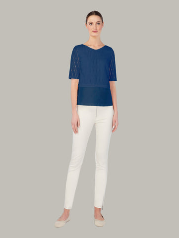 CALLA | Broderie Anglaise 2-Way A-Line Top