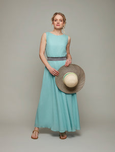 sustainable maxi dress for women Aria Dress XS / Potpourri