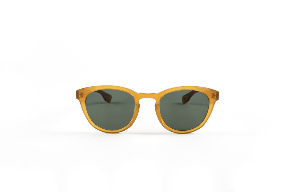 Mouet X Deploy EBO Ochre Green Sunglasses