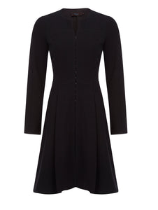 Fine-Tailored Coat Dress Black | Women's Coats London | DEPLOY Fine-Tailored Coat Dress Black | Women's Coats London | DEPLOY