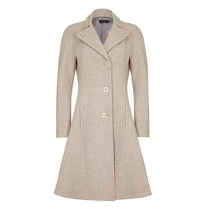 JEANETTE | A-Line Tweed Coat