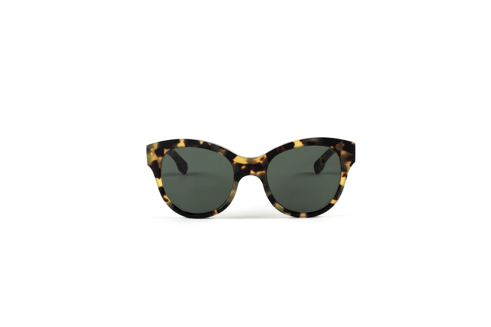 Mouet X Deploy NAO Havana Green Sunglasses