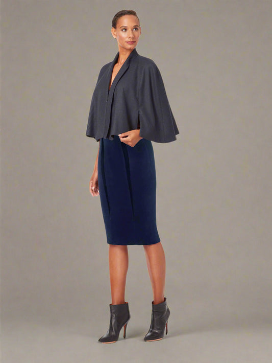 AMPHORA | Pencil Midi Skirt